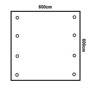 Doppelcarport KVH 6,0m x 6,0m – Bild 3